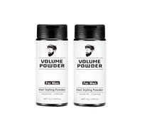 Lot de 2 poudres de texture de cheveux pour homme, poudre coiffante, légère, non collante, volumisante, pour homme, ajoute de la texturation et du volume aux cheveux avec tenue moyenne, finition mate