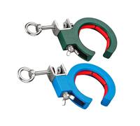 Lot de 2 poulies de câble électrique sécurisées à tomber pour utilisation industrielle et de construction, projets d'installation électrique, poulie de câble robuste