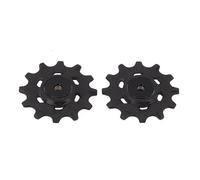 Lot de 2 poulies de dérailleur arrière de vélo 12T pour SRAM XO1 X1 pour GX NX Apex RED 11 vitesses Compatible avec les transmissions VTT