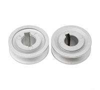 Lot de 2 poulies de moteur d'embrayage pour machine à coudre industrielle, composants métalliques de 45 mm conçus pour un fonctionnement fluide