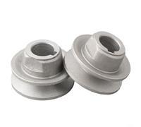 Lot de 2 poulies de moteur d'embrayage pour machine à coudre industrielle, roues en métal de 40 à 65 mm de diamètre, pièce de rechange robuste pour travaux manuels sur tissu robuste (40 mm)