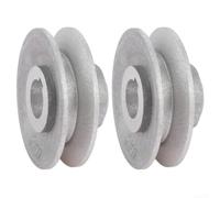 Lot de 2 poulies de moteur d'embrayage pour machine à coudre industrielle très résistantes pour modélisme - Poulie d'entraînement de précision à rainure en V 40 mm, 50 mm, 55 mm, 60 mm, 65 mm (55 mm)