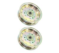 Lot de 2 poulies tendeurs plates 539103257, accessoires de tondeuse à gazon, compatibles avec la série Husqvarna 12473, remplacement pour tondeuse à gazon