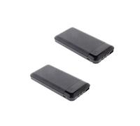 Zenitech - Lot de 2 powerbanks compacts batterie nomade USB-A/C