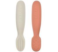 Lot de 2 pré-cuillères en silicone terracotta et gris Gris G
