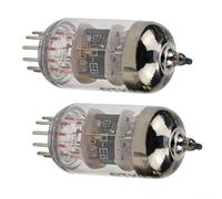 Lot de 2 préamplificateurs de tubes électroniques 6H1n-EB pour haut-parleurs avec basses améliorées de rechange compatibles avec 6N1 ECC85 6AQ8 Tubes sous vide Matériau en verre pour amplificateur