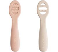 Lot de 2 premières cuillères bébé - Blush / Beige sable