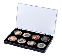 Lot de 2 présentoirs militaires pour médailles commémoratives Collet 8, jetons de poker