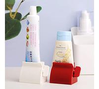 Lot de 2 presse-dentifrice, presse-tube à roulettes, presse-dentifrice manuel, support de dentifrice, distributeur de dentifrice, poignées givrées, économise les crèmes dentifrice