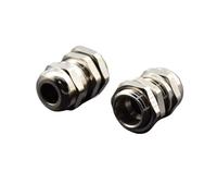 Lot de 2 presse-étoupes en acier inoxydable PG7, connecteur étanche 3,0 à 6,5 mm