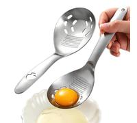 Lot de 2 presse-purées en acier inoxydable | Râpe de cuisine cuillère à écraser pour le traitement des aliments et la préparation de la cuisine