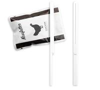 Lot de 2 presse-sachets | Grattoir / extracteur pour sacs de nourriture humide | Blanc | Aide à la vidange de la nourriture humide en sauce ou en gelée | Vider les sacs sans laisser de résidus