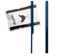 Lot de 2 presse-sachets | Grattoir / extracteur pour sacs de nourriture humide | Bleu marine | Aide à la vidange de la nourriture humide en sauce ou en gelée | Vider les sacs sans laisser de résidus