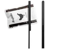 Lot de 2 presse-sachets | Grattoir / extracteur pour sacs de nourriture humide | Noir | Aide à la vidange de la nourriture humide en sauce ou en gelée | Vider les sacs sans laisser de résidus
