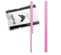 Lot de 2 presse-sachets | Grattoir / extracteur pour sacs de nourriture humide | Rose | Aide à la vidange de la nourriture humide en sauce ou en gelée | Vider les sacs sans laisser de résidus