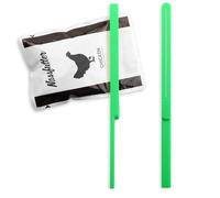 Lot de 2 presse-sachets | Grattoir / extracteur pour sacs de nourriture humide | Vert bambou | Aide à la vidange de la nourriture humide en sauce ou en gelée | Vider les sacs sans laisser de résidus