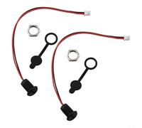 Lot de 2 prises de charge robustes avec un design étanche et une connexion sécurisée à écrou PH2 0 (A)
