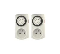 Lot de 2 programmateurs mécaniques 3500W - Chacon