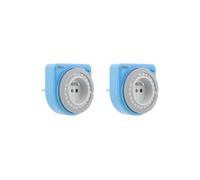 - Lot de 2 programmateurs mécaniques - Bleu
