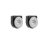 Otio - Lot de 2 programmateurs mécaniques - Noir Noir