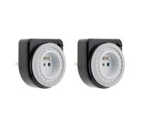 Lot de 2 programmateurs mécaniques - noir - Otio
