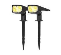 Lot de 2 projecteur paysagiste solaire