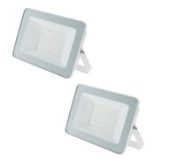 Lot de 2 projecteurs LED chantier 50W 5000lm IP65 - blanc - Zenitech