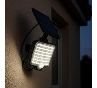 Lumisky Lot de 2 Spots Solaires LED Puissants BRIGHTLY - Éclairage Blanc avec Détecteur de Mouvement, Orientables et Panneau Solaire Déporté, Parfaits pour Jardin, Terrasse et Extérieur