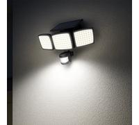 Lot de 2 projecteurs solaires sensor noir sparky