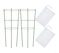 Lot de 2 protecteurs de plantes légères avec cordon de serrage pour fleurs de jardin et vignes qui maintiennent l'environnement de croissance naturelle