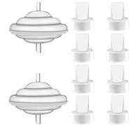 Lot de 2 protecteurs de refoulement et valves en bec de canard de rechange compatibles avec les tire-lait Spectra S1 S2 9 Plus Synergy Gold, pièces non originales
