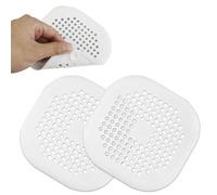 Lot de 2 protecteurs de vidange en silicone avec ventouse, filtre pour évier, filtre de douche, filtre de siphon pour salle de bain, baignoire, cuisine
