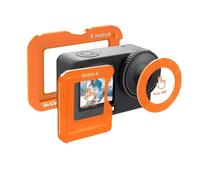 Lot de 2 protecteurs d'écran Osmo Action6 pour DJI Osmo Action 6, avec kit d'alignement automatique, film en verre trempé ultra HD, dureté 9H, anti-rayures, anti-bulles