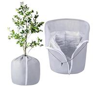 Lot de 2 protecteurs thermiques pour pots de fleurs, sacs de protection double couche, protection pour pots de fleurs, protection pour pots de fleurs, 65 x 70 cm