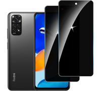 Lot De 2 Protection D'écran Vie Privée En Verre Trempé Pour Redmi Note 11s - 9h Anti-Espion, Anti-Rayures, Anti-Empreintes, Haute Sensibilité, Sans Bulles, Compatible Déverrouillage Facial