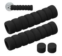Lot de 2 Protection Poignee Porte en Mousse Anti Pince Doigt Porte Sécurité Gant Doux Éponge pour Bébé Enfants,Protection Murale Butée de Poignée de Door Elastique,Protection Antistatique (Noir)
