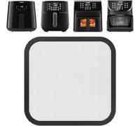 Lot de 2 protections anti-éclaboussures à mailles fines pour Cosori & Philips Airfryer - Grille de protection universelle, 22 x 21 cm, pour TurboBlaze 5,5 L/6,2 L et HD9270/90/HD9285/90, protège les