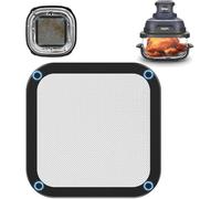 Lot de 2 protections anti-éclaboussures pour friteuse à air chaud Ninja Crispi Accessoires réutilisables avec éponge de nettoyage pour friteuse à air chaud Ninja Crispi