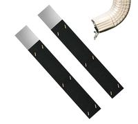 Lot de 2 protections anti-éclaboussures pour gouttière de drainage, protection d'eau extérieure, filtre sonore réglable | Inverseur silencieux de tuyau de d'eau de pluie pour parc extérieur