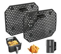 Lot de 2 protections anti-éclaboussures pour Ninja Double Stack XL SL400EU et SL300EU, installation et démontage faciles, protection anti-éclaboussures, accessoire de friteuse à air chaud pour la