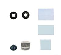 Lot de 2 protections anti-rayures en verre pour DJI Avata | Protection en verre robuste contre les rayures et la poussière - Avec outil de retrait de bague en fer - Finition noire