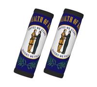 Lot de 2 protections antidérapantes pour poignées de voiture avec motif drapeau de l'État du Kentucky