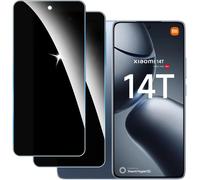Lot De 2 Protections D¿Écran Vie Privée Pour Xiaomi 14t - Verre Trempé 9h Anti-Espion, Anti-Rayures, Anti-Traces, Sans Bulles, Haute Sensibilité Compatible Déverrouillage Facial