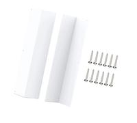 Lot de 2 protections d'angle en métal robuste - Protection murale durable - Revêtement de rechange pour revêtement en vinyle