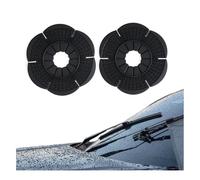 Lot de 2 Protections de Bras d'essuie-Glace de Voiture pour Abarth 124 Spider 2016-2019, Protection Contre Les Trous de Bras d'essuie-Glace