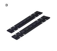 Lot de 2 protections de cadre en silicone pour vélo de route et VTT - Noir - Résistantes pour éviter les dommages causés par le claquement de la chaîne sur la fourche arrière pendant la conduite (D)