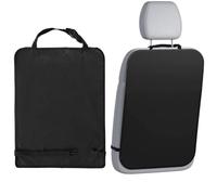 Lot de 2 protections de dossier siège auto 45 x 61 cm imperméables faciles à installer avec sangle élastique pour protéger les véhicules la saleté la boue et des rayures.