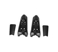 Lot de 2 protections de fourche avant pour Ninebot ES1 ES2 ES3 ES4 - En plastique léger - Résistantes aux intempéries - Noir