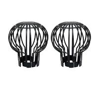 Lot de 2 protections de gouttière en plastique pour tuyau de descente de gouttière, protection de tuyau de drainage, empêche les tuyaux de boucher les accessoires de gouttières
