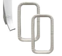 Lot de 2 protections de gouttière, protection de bec de , couvercle de bec en caoutchouc, accessoire de tuyau durable, idéal pour le drainage extérieur, maison, cour, jardin, terrasse, système
